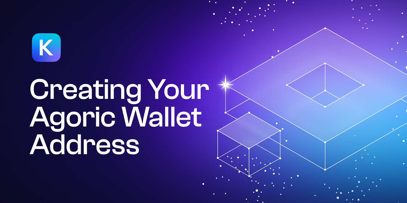 How to Create Your Agoric Wallet Address