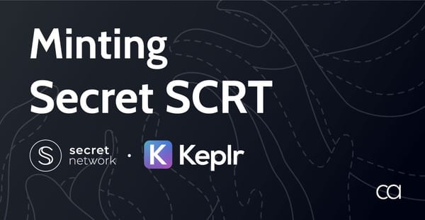 Enable & Mint Secret SCRT with Keplr