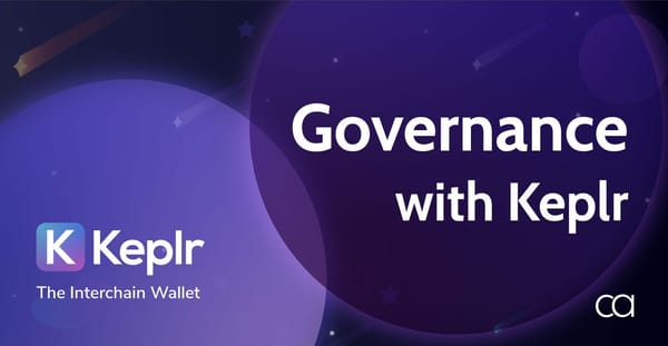How to vote for Governance Proposals with Keplr Wallet