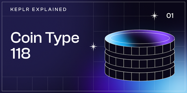 Keplr, Explained: "Coin Type 118"