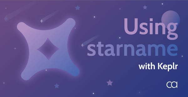 How to reserve a *Starname with Keplr & link it to your personal crypto addresses